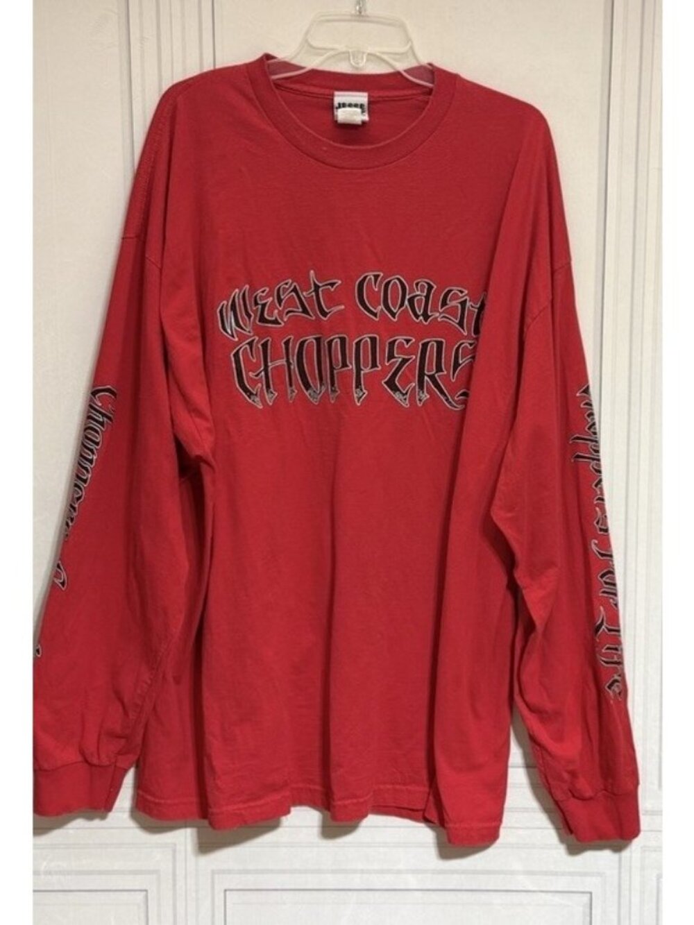 Vintage West Coast Choppers Jesse Who? Long Sleeve T-Shirt Size 3XL Y2K Biker
